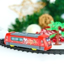 Trenulet de Craciun pentru brad, cu muzica si lumini