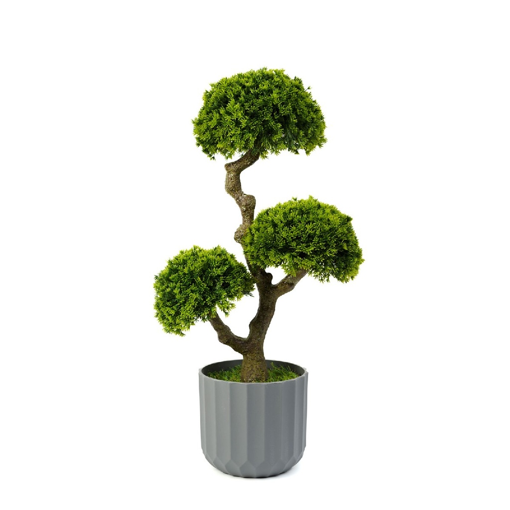 Decoratiune cu planta artificiala, bonsai, 55x27cm