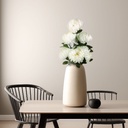 Planta artificiala, crizantema alba, 12x58cm