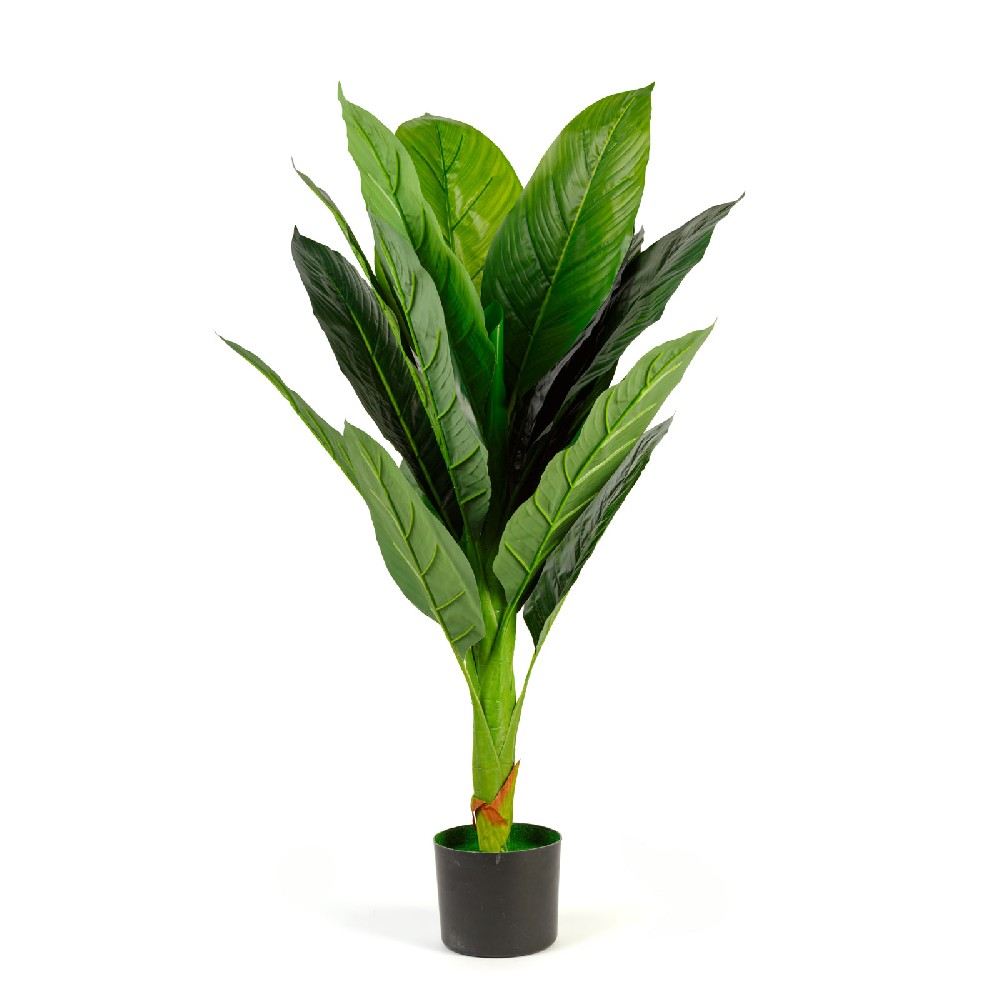 [11911] Planta artificiala colocasia, verde, 100cm