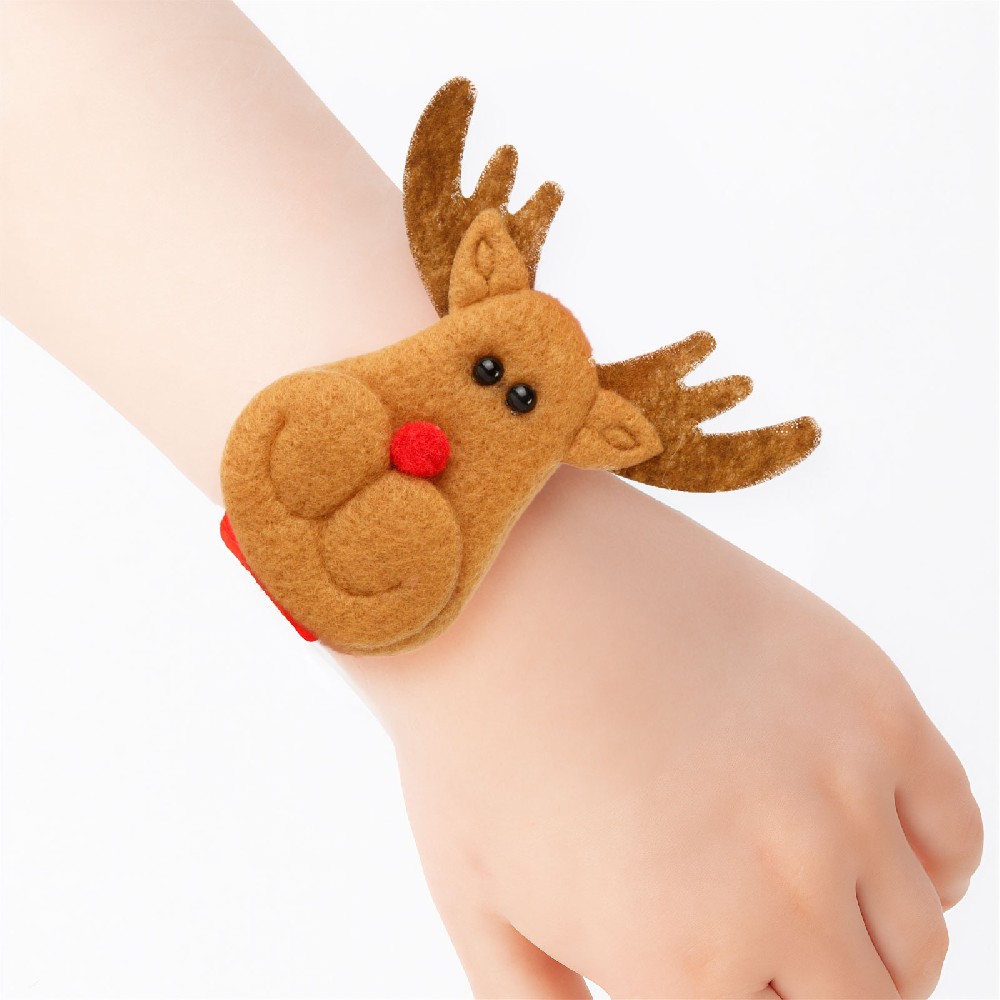 Decoratiune de Craciun – bratara / accesoriu pentru coc – ren – 21 x 8 cm