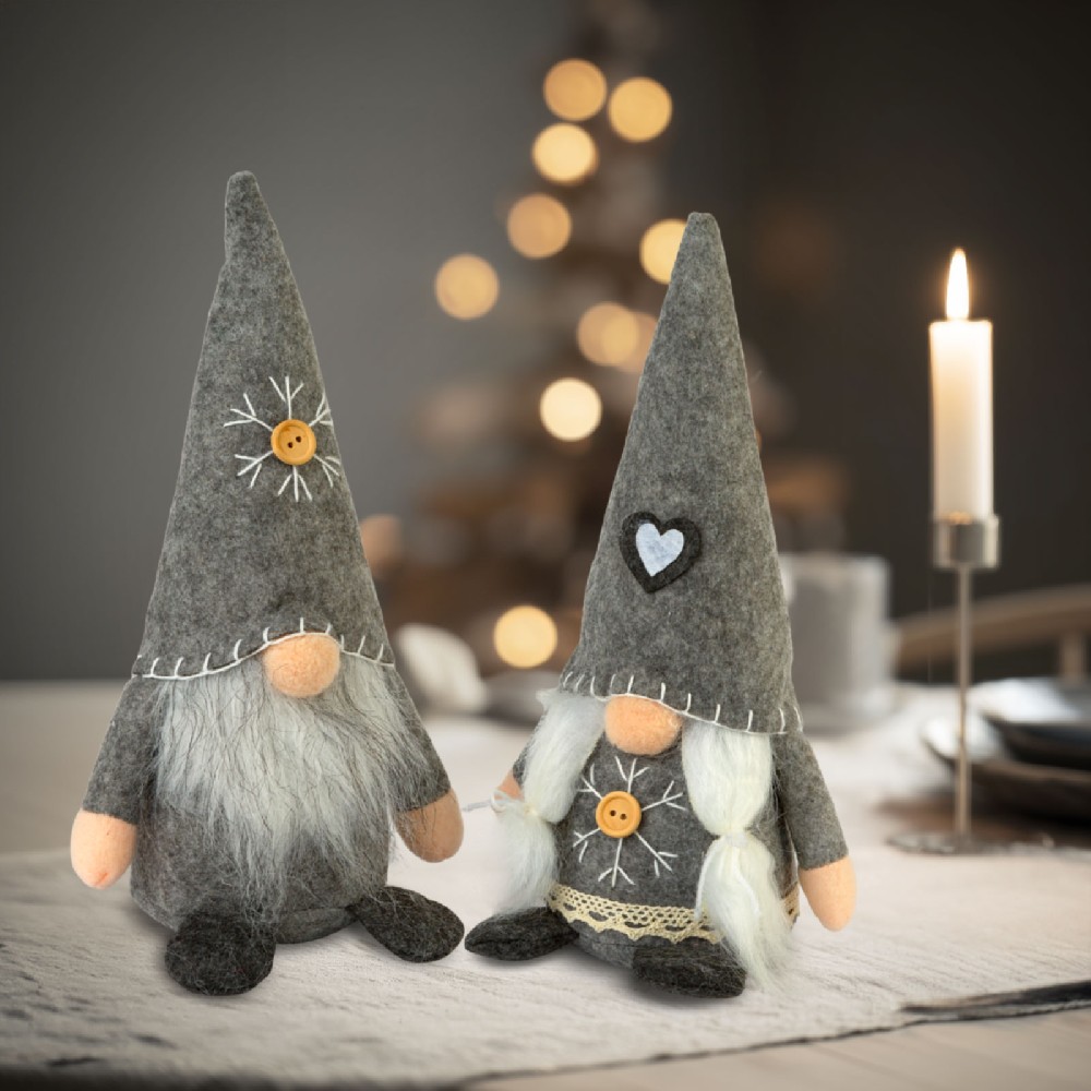 Mos scandinav, spiridus textil, 25cm