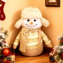 Decor Craciun, om de zapada textil, 20cm