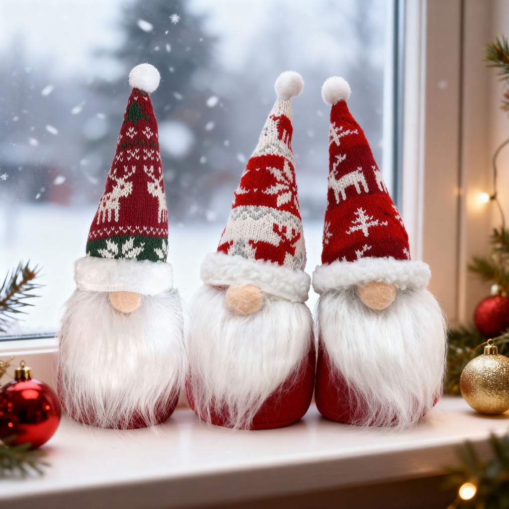 [59500] Decor Craciun, elf scandinav, 28cm