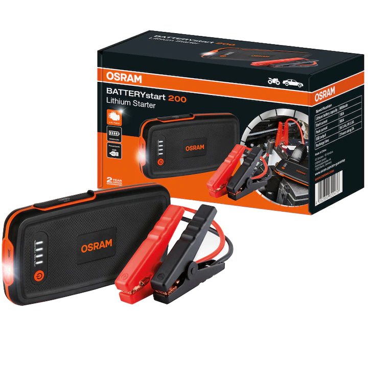 [OBSL200] Jump starter, acumulator pornire auto, 12V