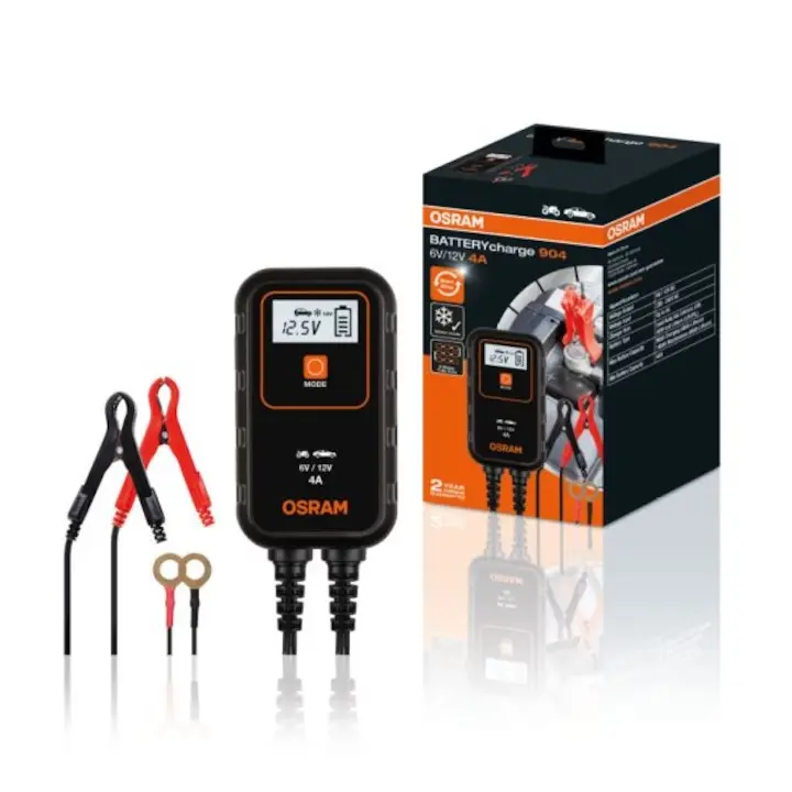[OEBCS904] Redresor auto battery charge, 904 Osram, 4A, 6V-12V
