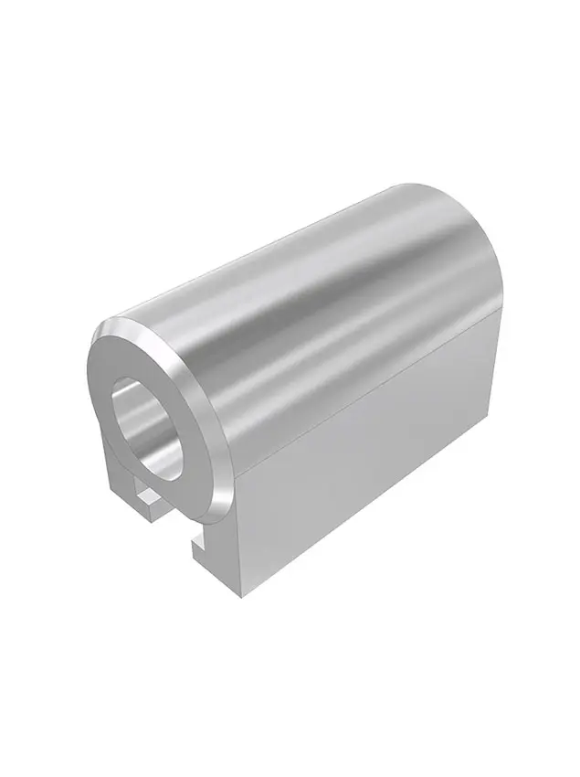 Balama oblon, aluminiu, Fi 12mm, soclu