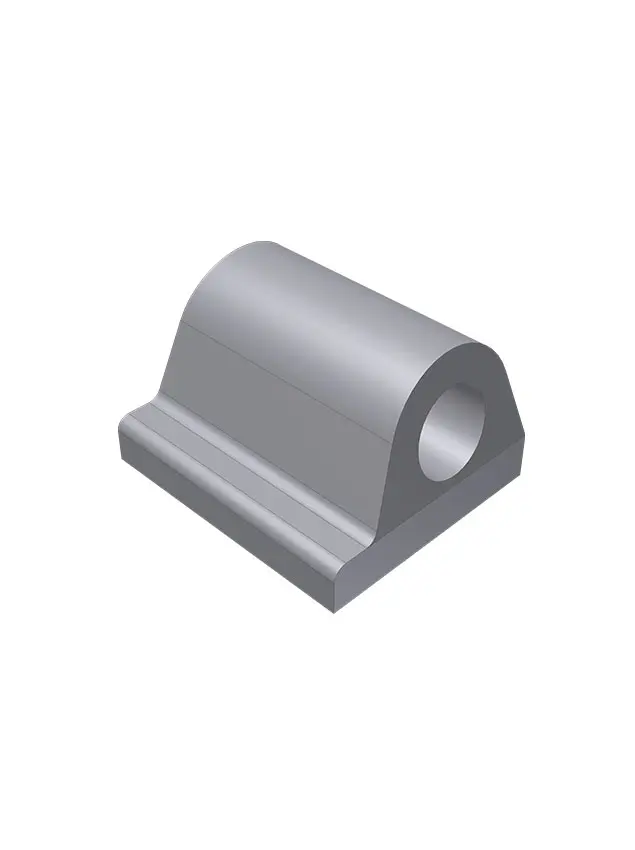 [15274100] Balama oblon, aluminiu, Fi 12mm, soclu