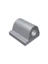 Balama oblon, aluminiu, Fi 12mm, soclu