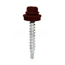 Surub autoforant cap hexagonal vopsit, 4.8x20 mm, Maro ciocolata, RAL 8017 (250 buc)