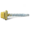 Painted self-drilling hex head screw, 4.8x70 mm, Sand yellow, RAL 1002 (100 pcs)