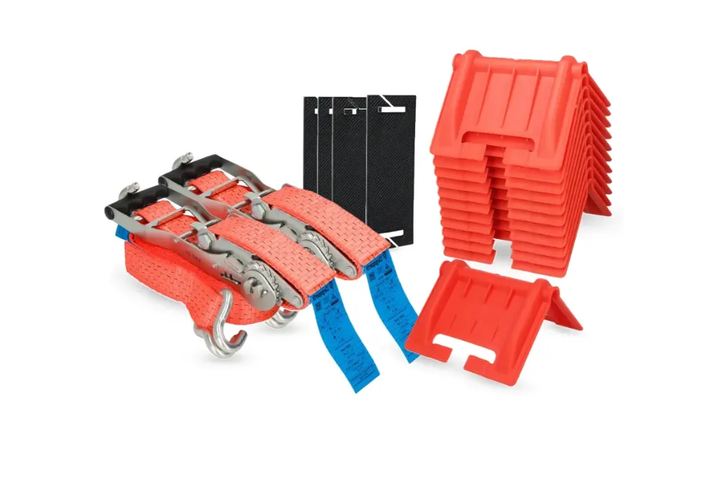 [RPR KIT FA001] Pachet ancorare marfa 5T, 8m (2 chingi, 12 coltare, 4 protectii)