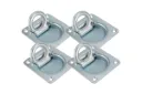 Set 4 inele ancorare podea, incastrabile 105x105mm