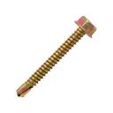 Surub autoforant cap hexagonal, 6.3x130 mm, SW10, Zincat Galben (50 buc)