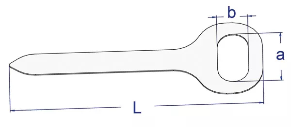 Fixator T, capsa ovala, 42x22mm