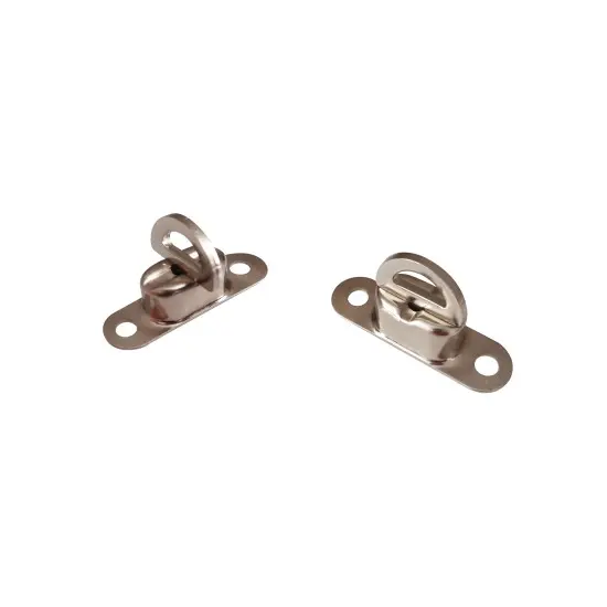 Brida, ureche rotativa, Nichel, 22.5x13.5mm