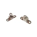 Brida, ureche rotativa, Nichel, 17x11mm