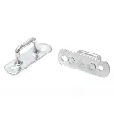 Brida, ureche prelata, plata, H 15mm