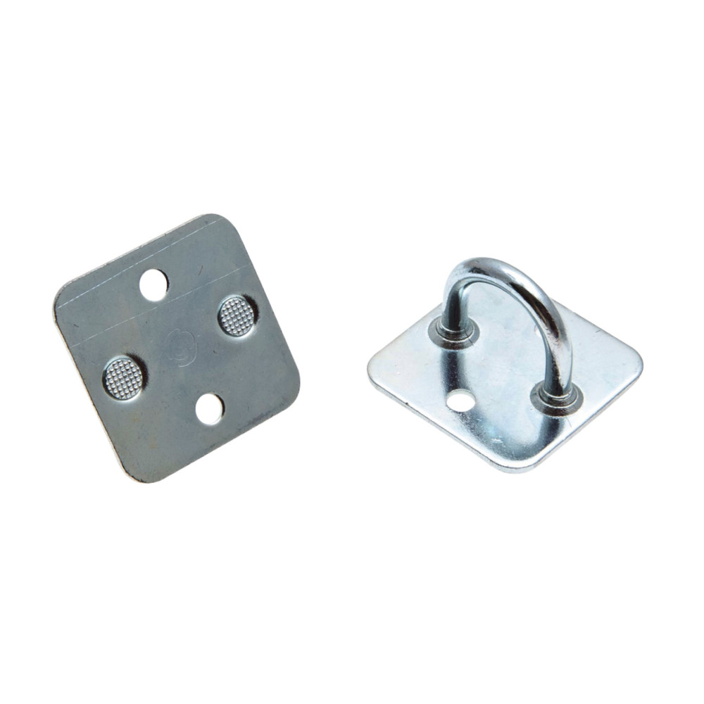 Brida, ureche oblon, baza patrata, H 21mm