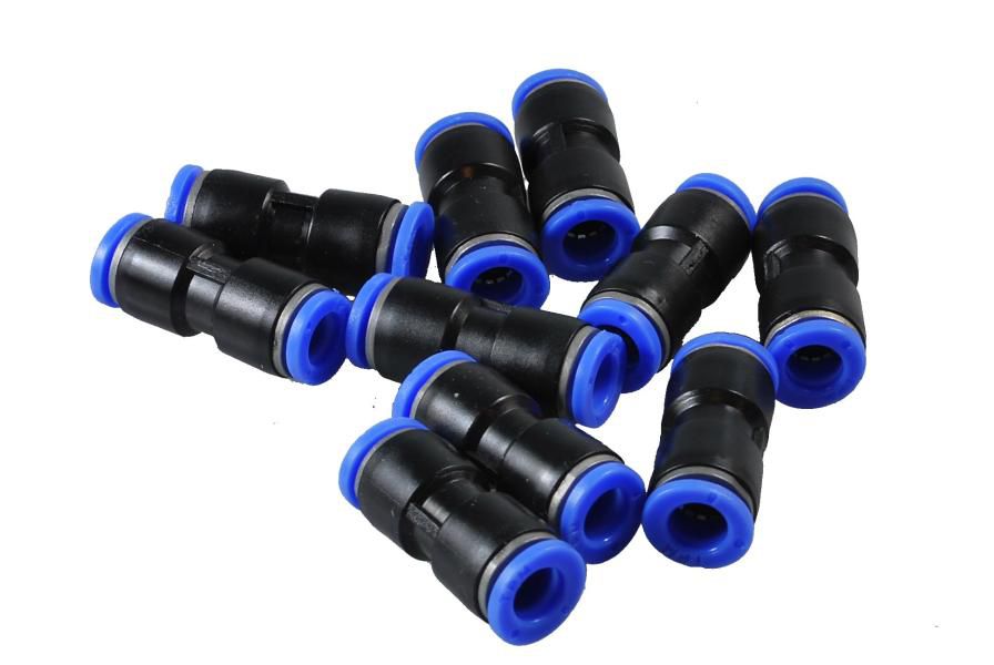 Conectori Furtun Aer, Cupla Rapida, Push-In 8mm, Plastic, Set 10 Bucati