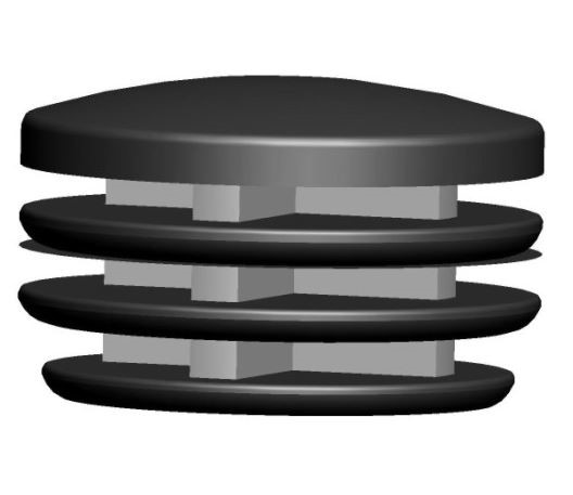 Dop de plastic, Diam. 54mm