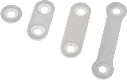 Suport din plastic, placuta pentru prindere ureche prelata, 20 mm