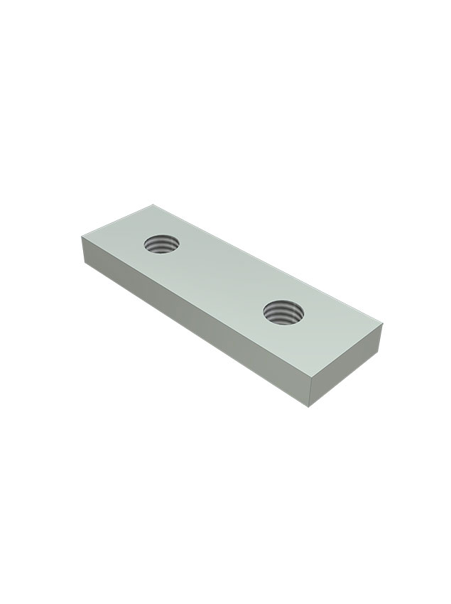 Placa filetata, fixare balama oblon Fi 12mm