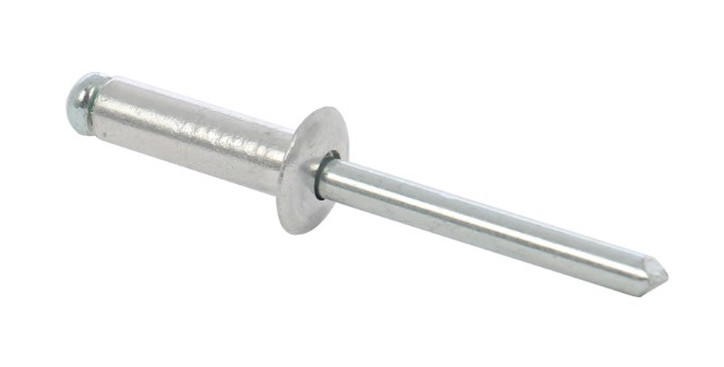 POP Nit cap bombat, Aluminiu/Otel, 4.8x12mm
