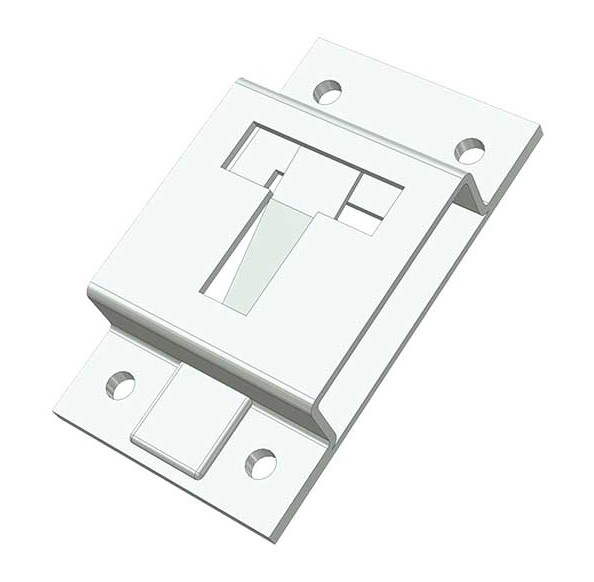 [80905600] Contrapiesa blocator usa, in T, cu placa, inox