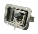 Inchidere usa cu cheie, Inox, 119x92mm