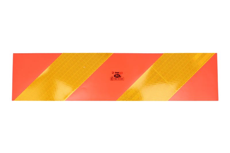 Autocolant, Eticheta Reflectorizanta Identificare Vehicul Scurt, Camion, Cap Tractor, 565x132mm (56.5x13.2cm) - 2 buc