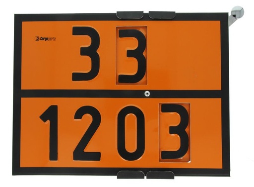 [RPR 2684] Placa ADR Benzina Si Ulei ( Motorina ), 40 x 30 cm ( 400 x 300 mm )