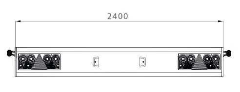 [RPR 1604] Bara Spate Remorca / Semiremorca Echipata, Lungime 2400mm ( 240cm ,  2,4m )