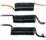 [RPR 1469] Furtun Aer, Spiralat, Filet Exterior 2xM22x1,5mm, Cu Varf, 22 Spirale, Lungime 4,5m