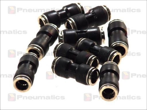 [RPR 1444] Conectori Furtun Aer, Cupla Rapida, Profil Drept 14mm, Metal-Plastic, Set 10 Bucati