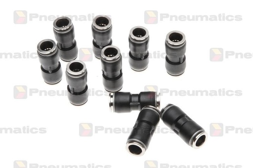 [RPR 1443] Conectori Furtun Aer, Cupla Rapida, Profil Drept 12mm, Metal-Plastic, Set 10 Bucati