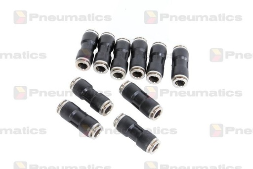 [RPR 1441] Conectori Furtun Aer, Cupla Rapida, Profil Drept 8mm, Metal-Plastic, Set 10 Bucati