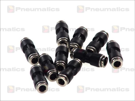 [RPR 1440] Conectori Furtun Aer, Cupla Rapida, Profil Drept 6mm, Metal-Plastic, Set 10 Bucati