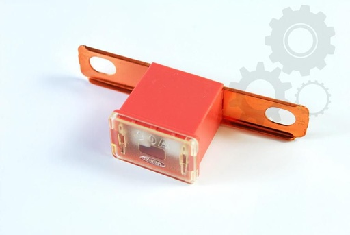 [RPR 1360] Sigurante Auto Patrate Cu Mufa Plata, 30A, L = 50mm, Capac Plat