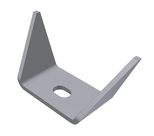 [45400100] Consola, suport sasiu, sudabil, 75x90mm