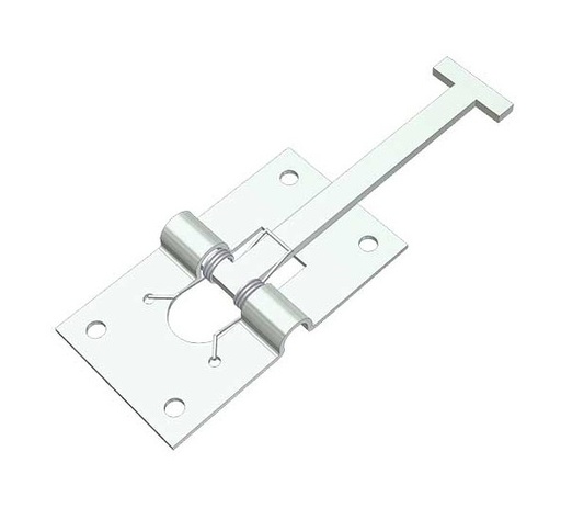 [81225520] Element in T blocator usa, 122mm, inox