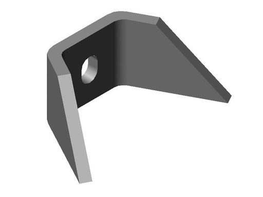 [RPR 4223] Consola, suport sasiu, sudabil, 46x60mm