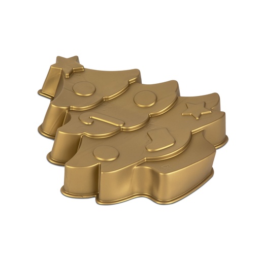 [57273D] Forma de copt din silicon, brad, 28x25x4.5cm