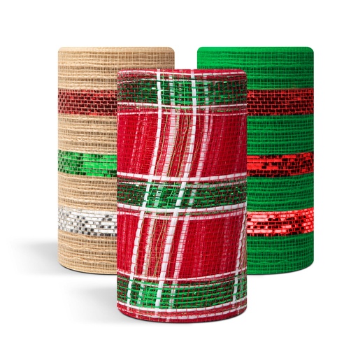 [58627] Plasa decorativa de Craciun -4.5 m x 15 cm - 3 tipuri