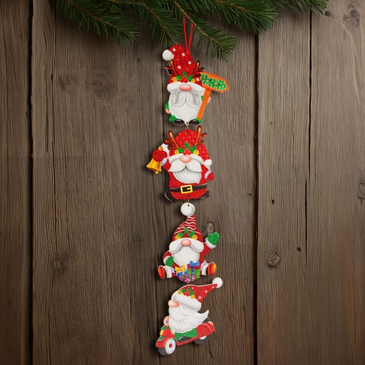 [59701] Decoratiune suspendabila tip spiridus scandinav, 75cm