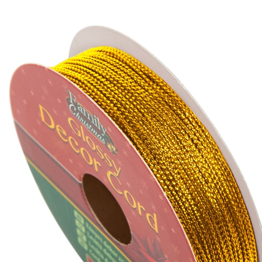 [58569C] Snur decor stralucitor, auriu, 10m