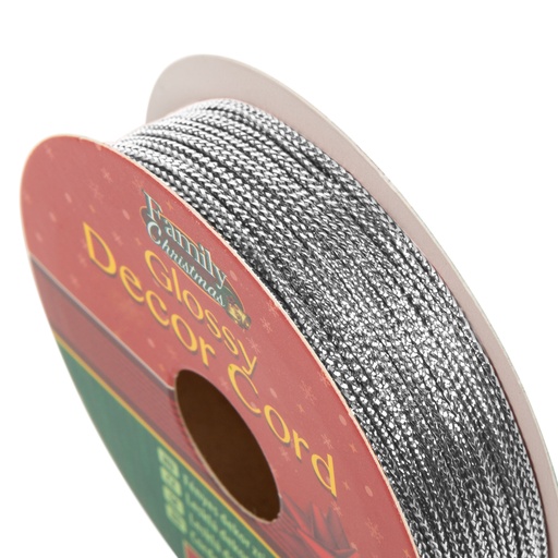 [58569B] Snur decor stralucitor, argintiu, 10m