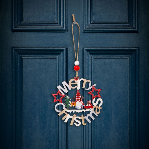 [58548B] Decor Craciun, lemn, elf, 11cm