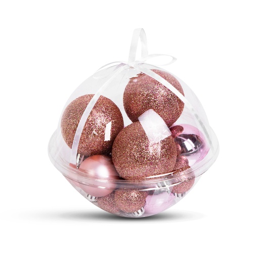 [58786] Set decoratiuni brad, globuri, 3-6cm, set 16 buc.