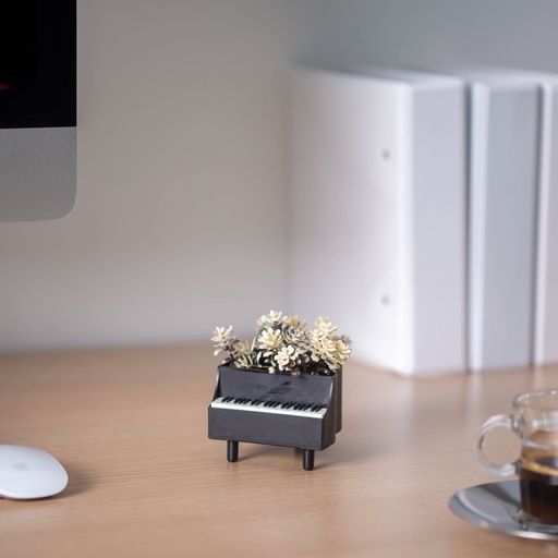 [11855] Decor plante artificiale, pian, 8x9cm